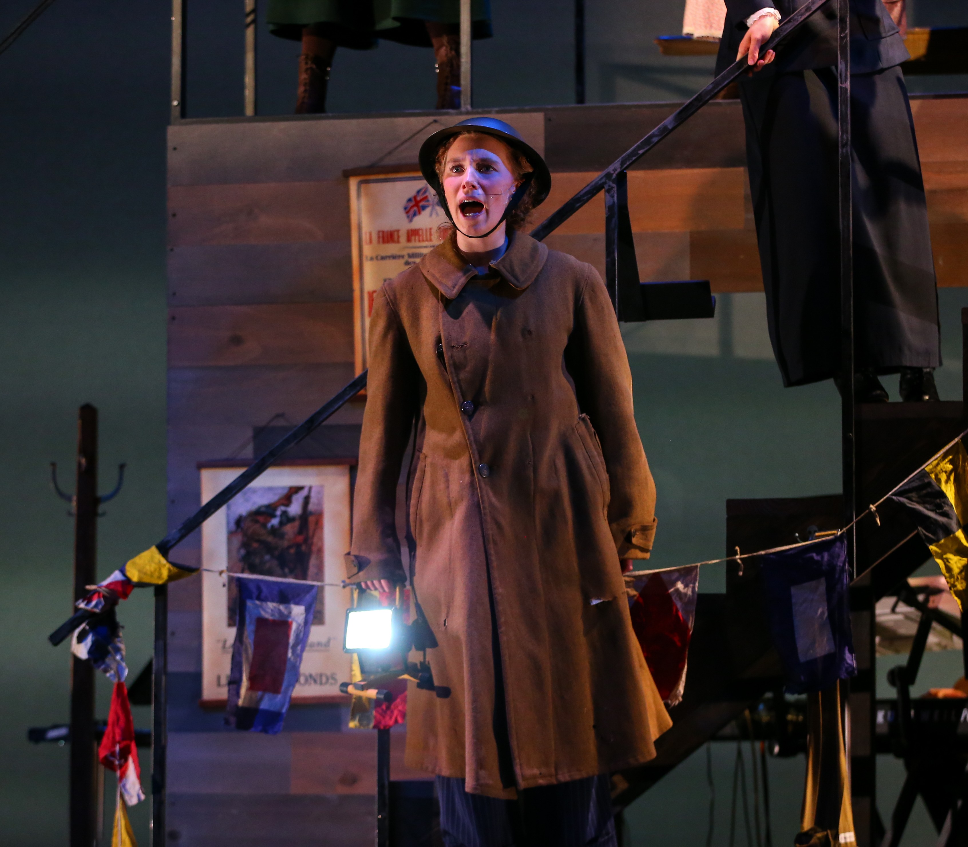 Production photo from The Hello Girls